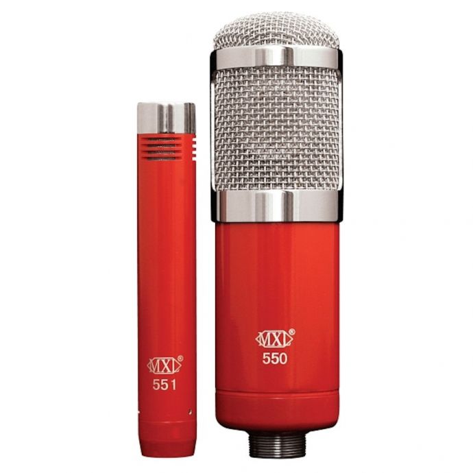 Kit　Condenser　Dual　MXL　Red　550/551　Recording
