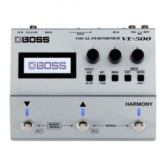 BOSS VE-500 Vocal Performer Vocal Multi-Effects Stompbox