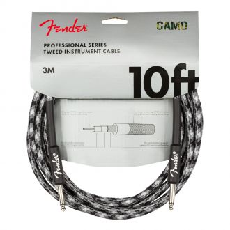 Fender Professional 3m Winter Camo Instrument Cable