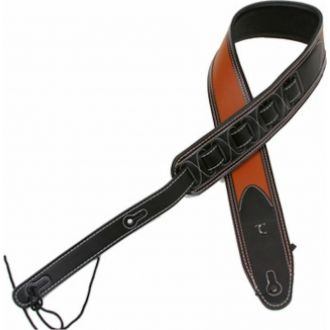 Tanglewood Deluxe TLGS DLX BK Leather Guitar Strap